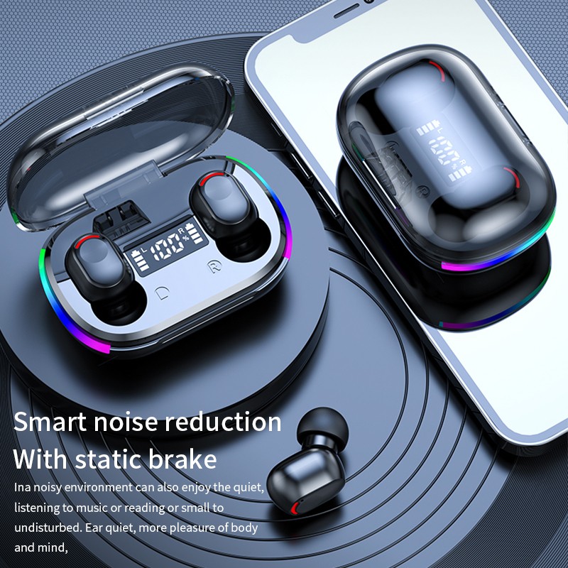 Homel TWS Wireless Bluetooth 5.3 Earbuds Waterproof Sport Stereo