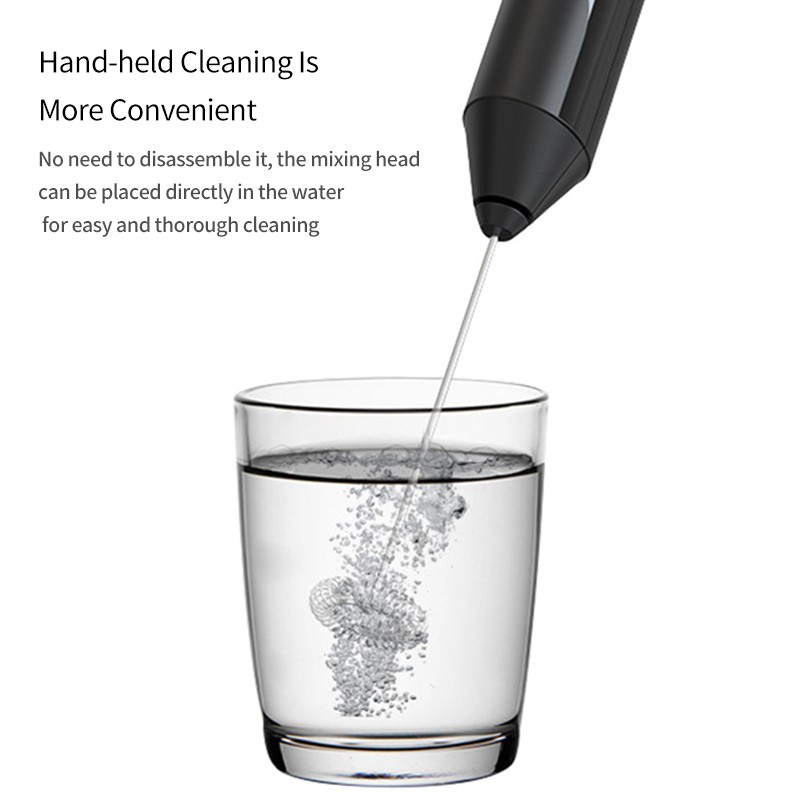 Poruis Electric Milk Foam Mixer Egg Beater Electric Milk Frother Kitchen Coffee Egg Stirring Tools