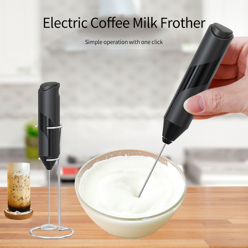 Poruis Electric Milk Foam Mixer Egg Beater Electric Milk Frother Kitchen Coffee Egg Stirring Tools